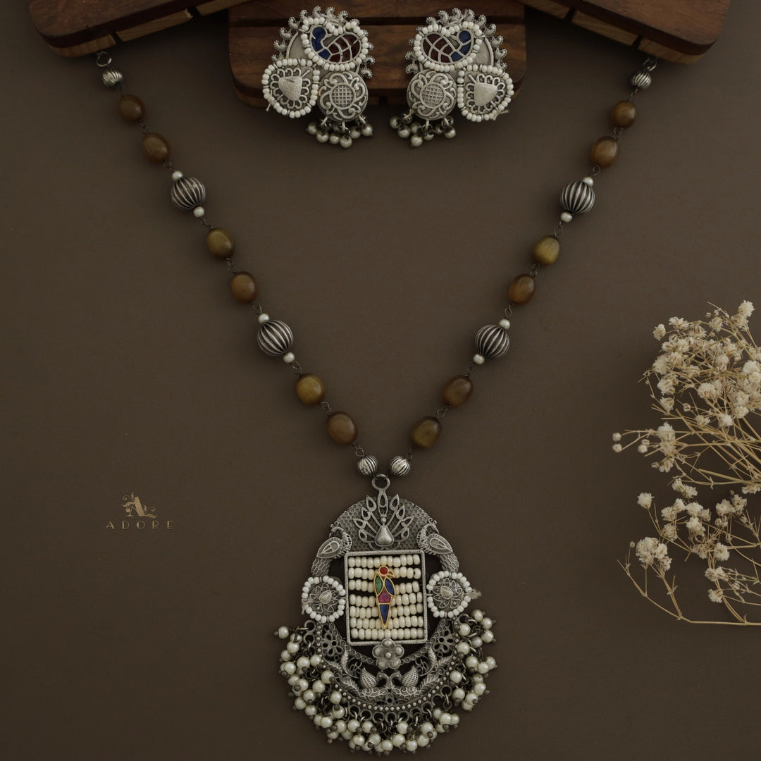 Velma Antique Neckpiece With Earring