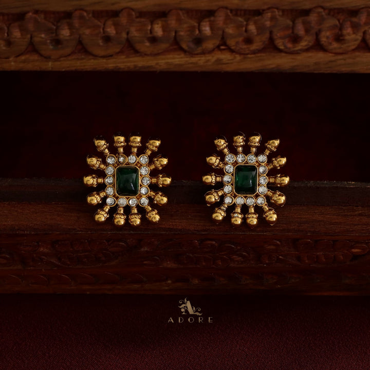 Chathurmukhi 1 Layer White Pearl Choker With Earring
