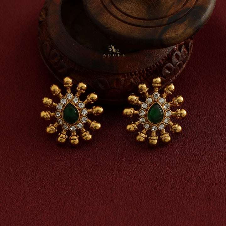 Charuvarsh 3 Layer Pearl Choker With Earring
