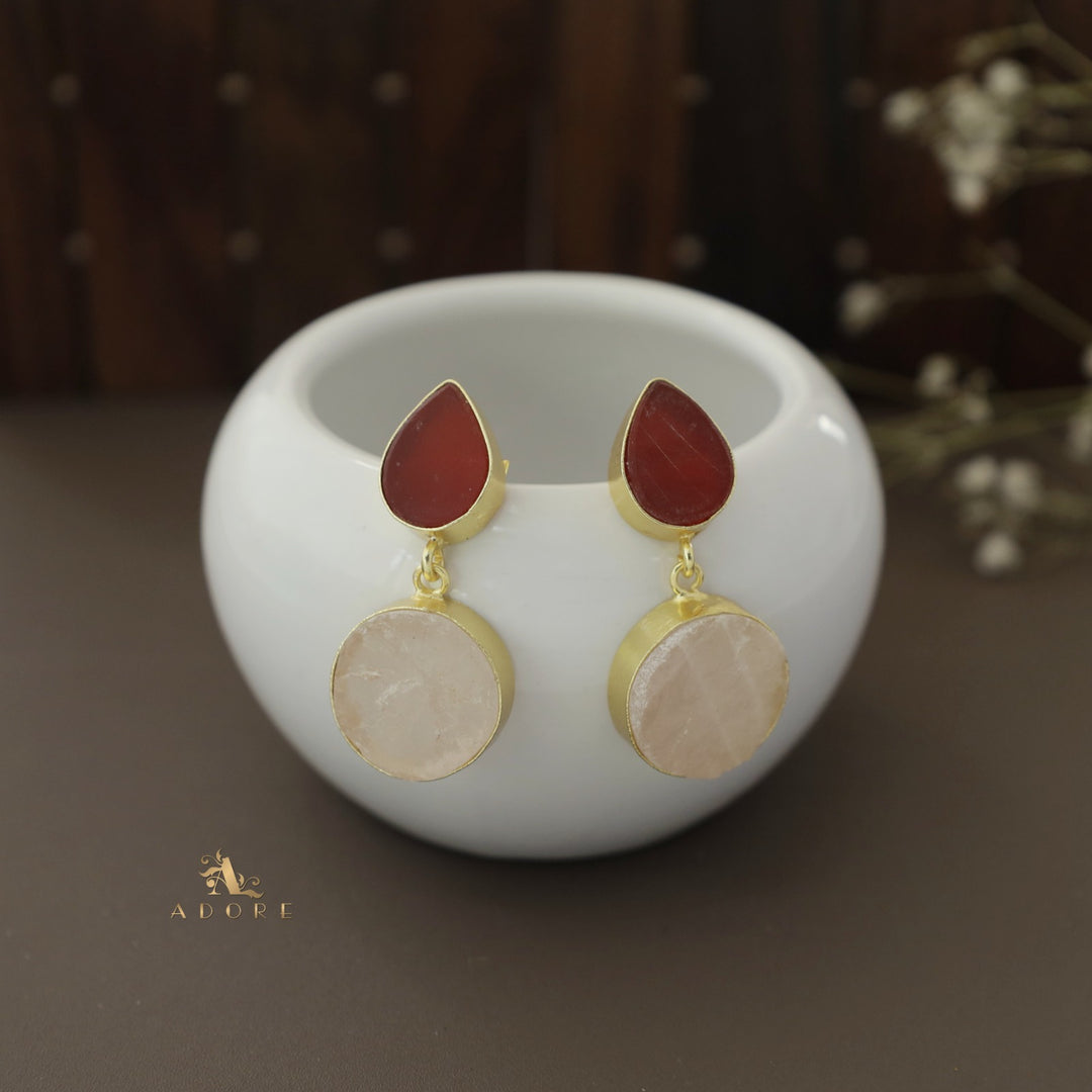 Tilak Raw Stone Earrings