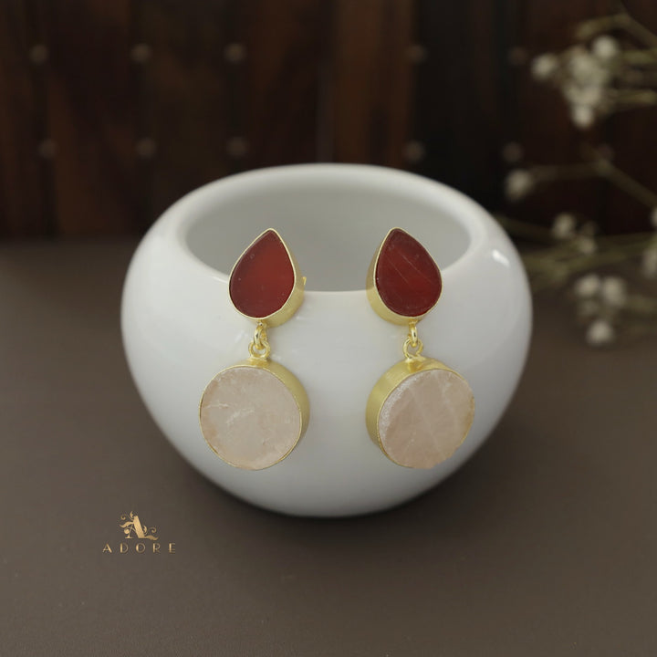 Tilak Raw Stone Earrings