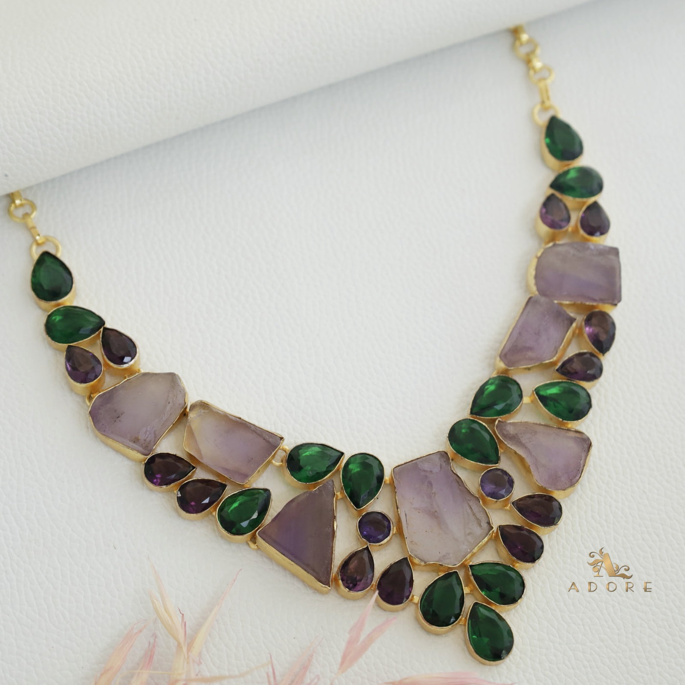 Kashvi Amethyst Neckpiece