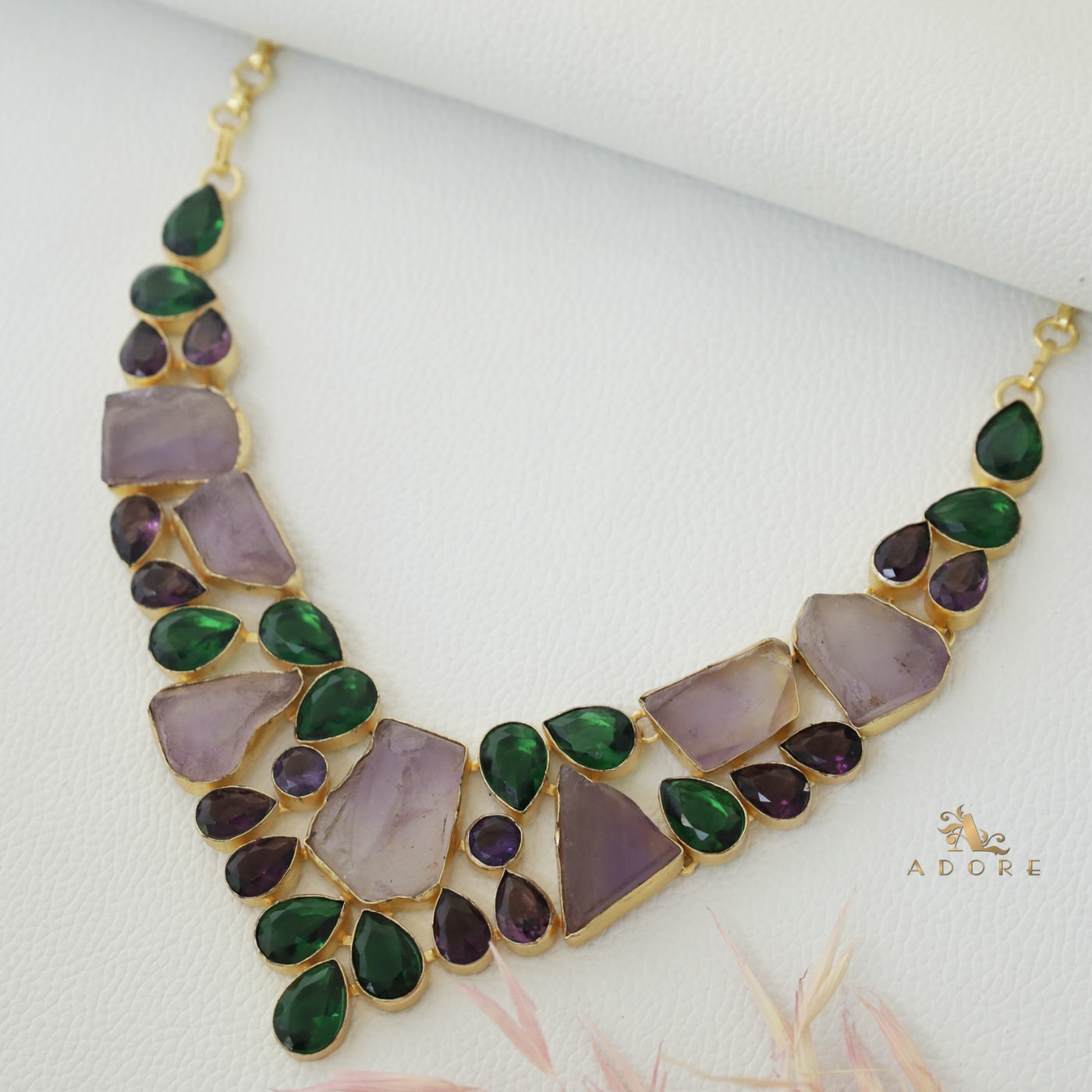 Kashvi Amethyst Neckpiece