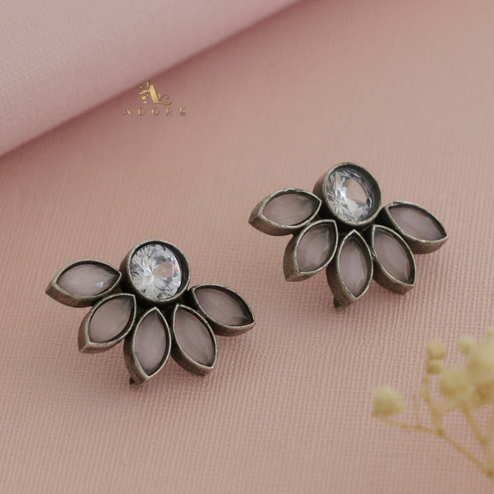 Antique Half Flower Earring
