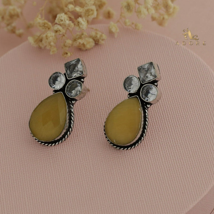 Havana Twisted Drop Earring
