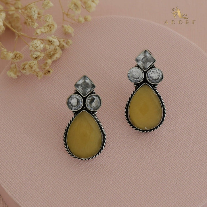 Havana Twisted Drop Earring