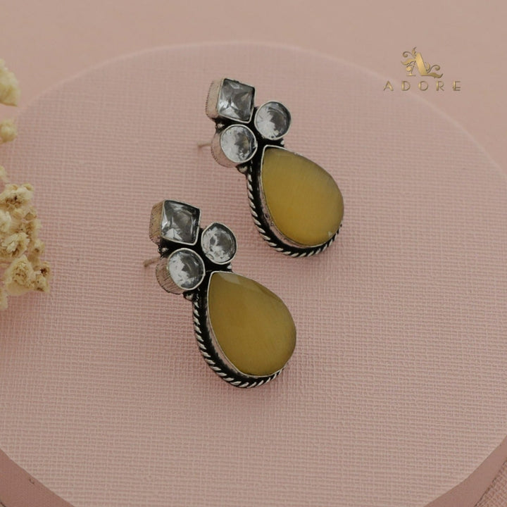 Havana Twisted Drop Earring