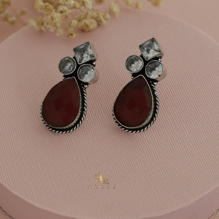 Havana Twisted Drop Earring