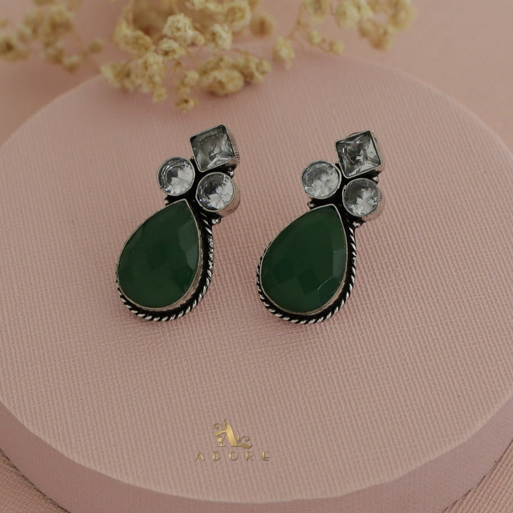 Havana Twisted Drop Earring