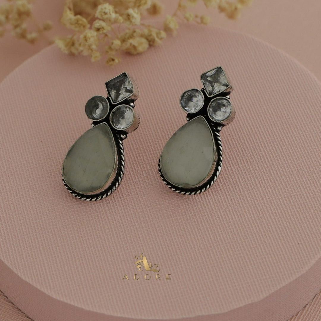 Havana Twisted Drop Earring