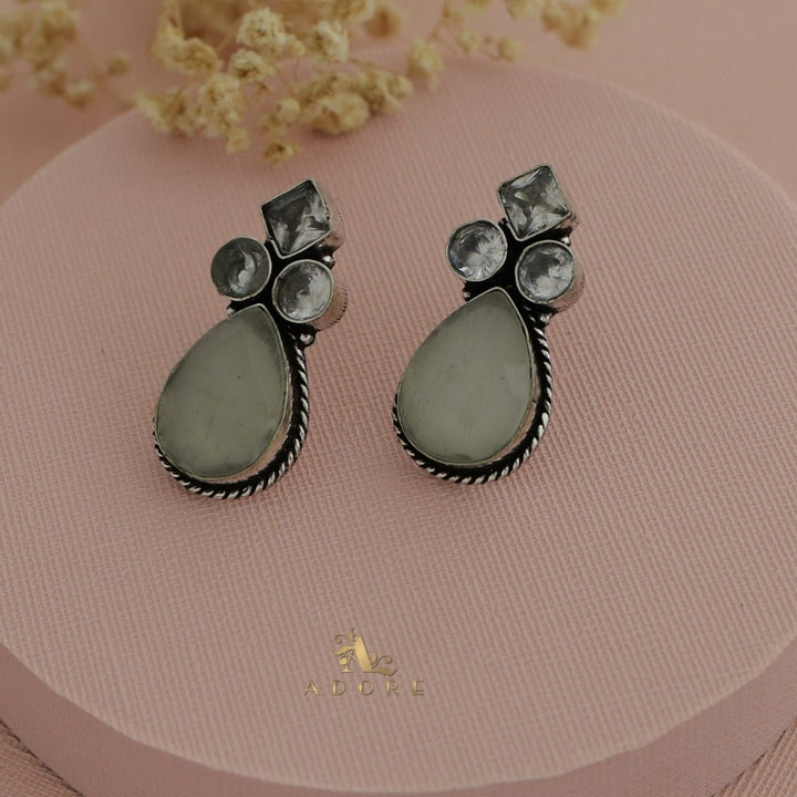 Havana Twisted Drop Earring