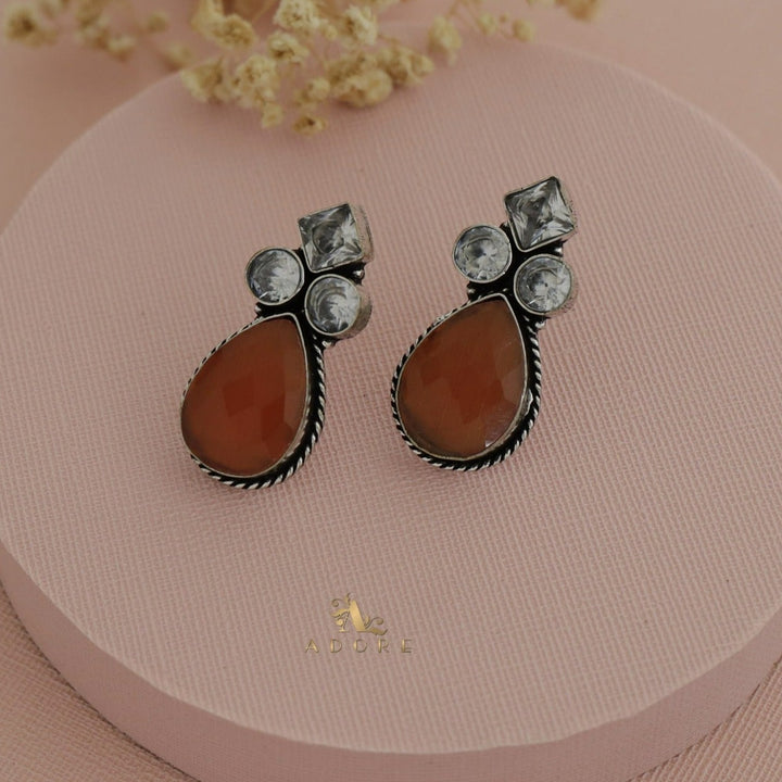 Havana Twisted Drop Earring