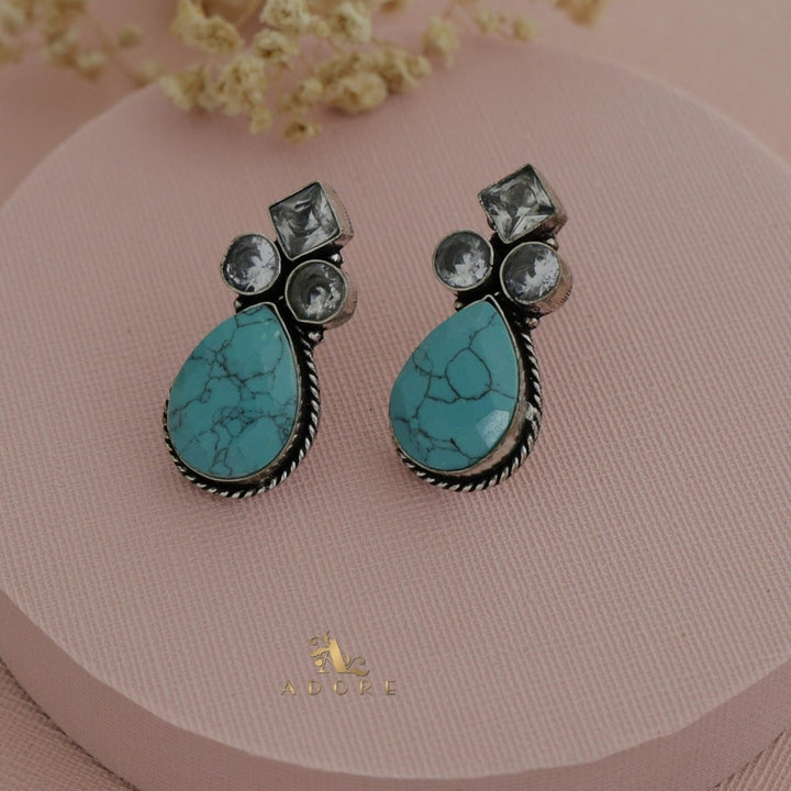 Havana Twisted Drop Earring