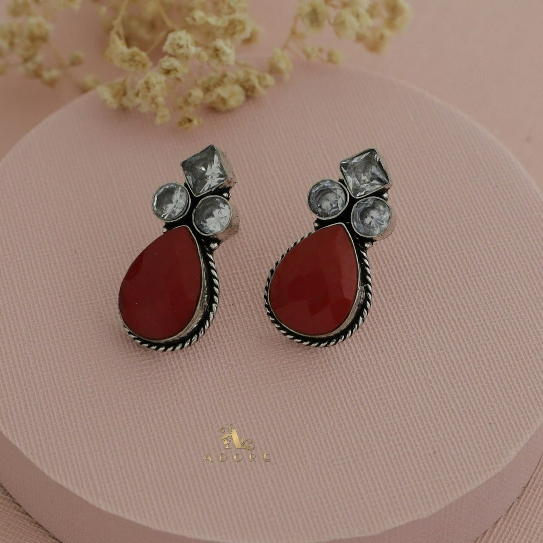 Havana Twisted Drop Earring
