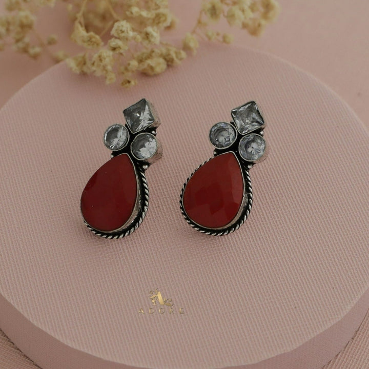Havana Twisted Drop Earring
