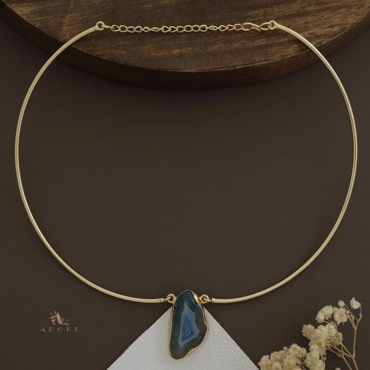 Keris Agate Neck Cuff