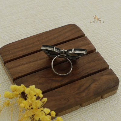 Abalone Butterfly Ring