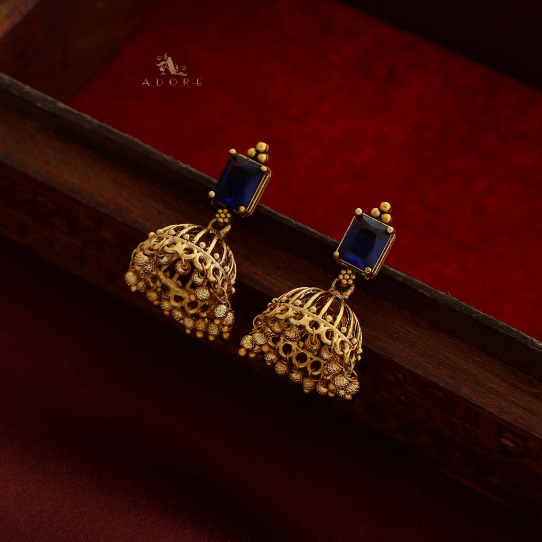Varenya Gold Ball Jhumka