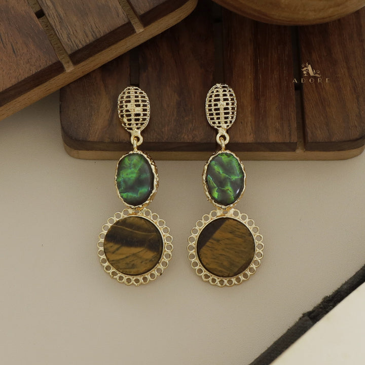 Colonnade Oval + Round Earring