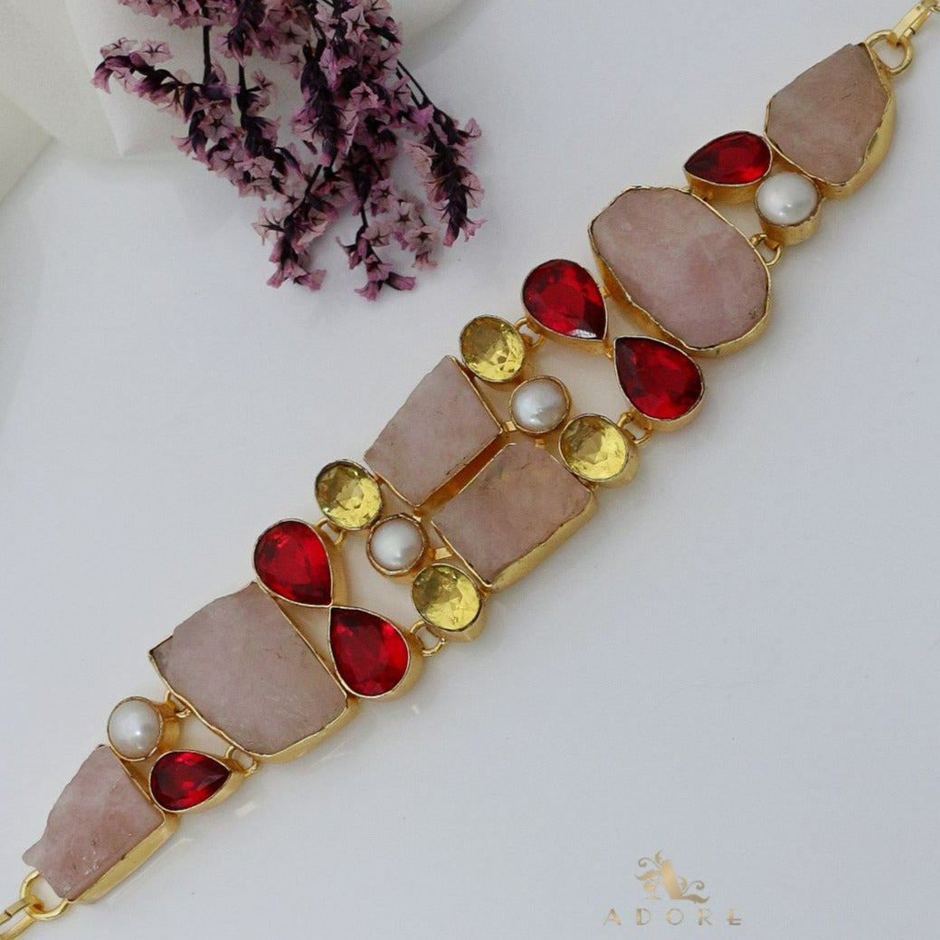 Dario Rose Quartz Choker