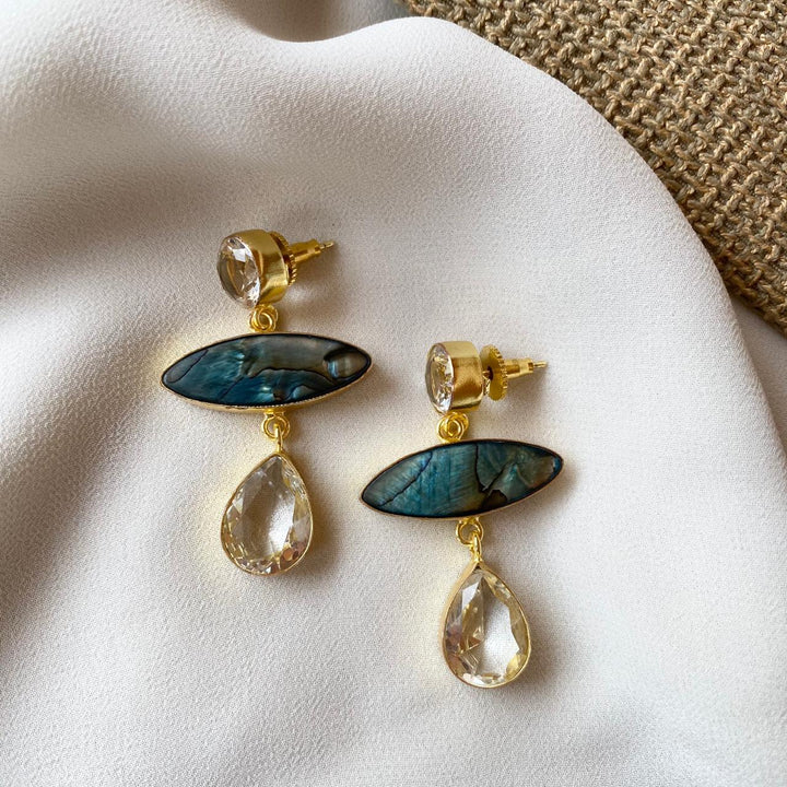Abalone Eye Earrings (Colour Options)