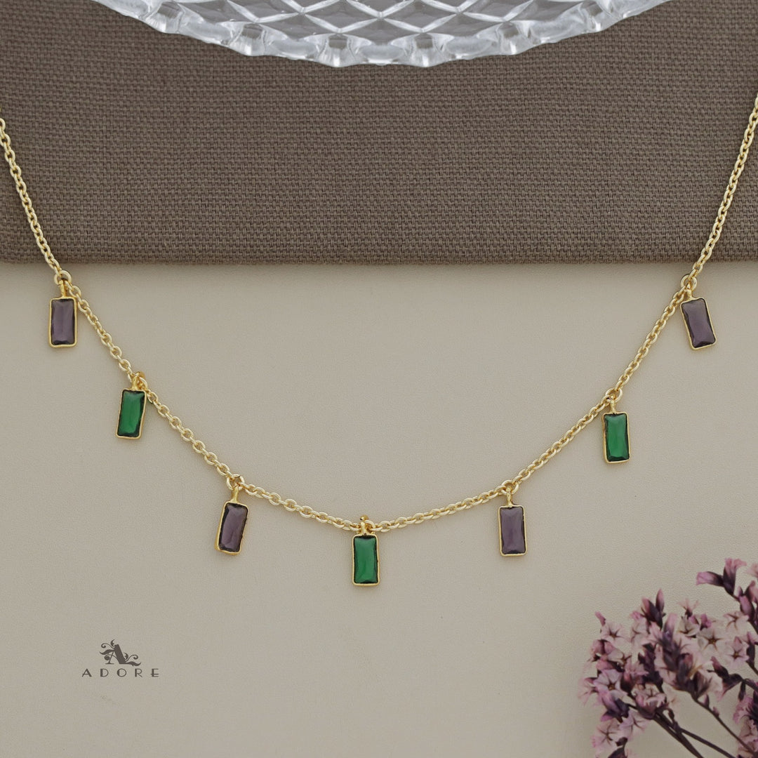 Bhoomika Rectangle Short Neckpiece