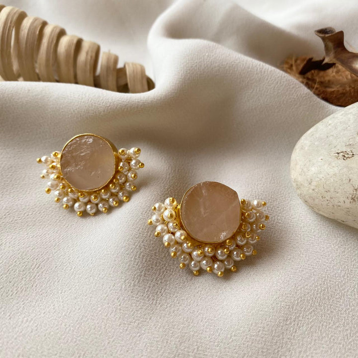 Half Pearls Stud