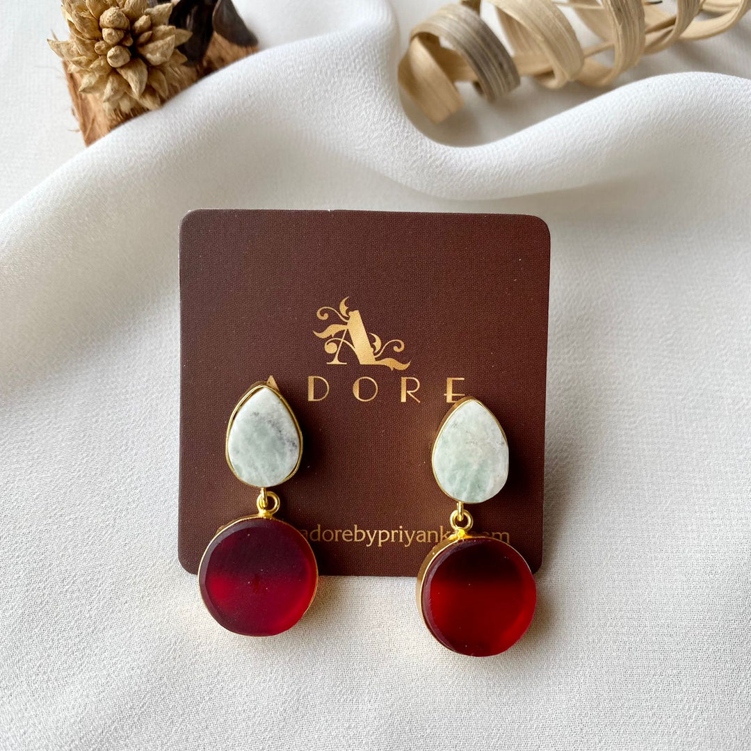 Tilak Raw Stone Earrings