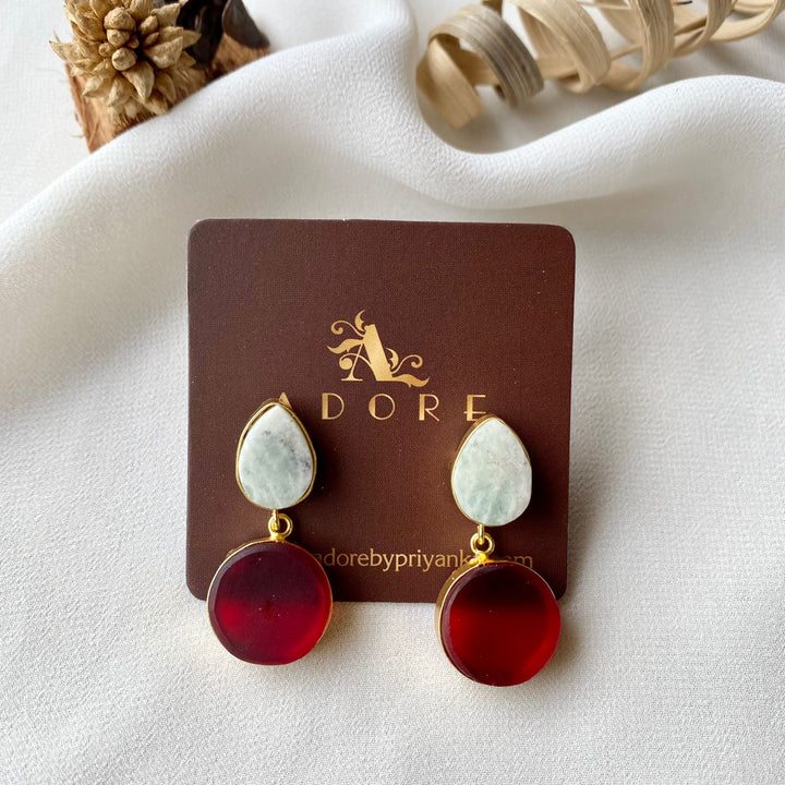 Tilak Raw Stone Earrings
