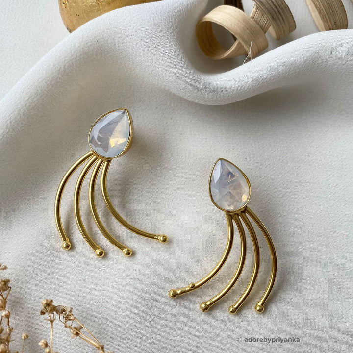 Golden Curviya Earrings