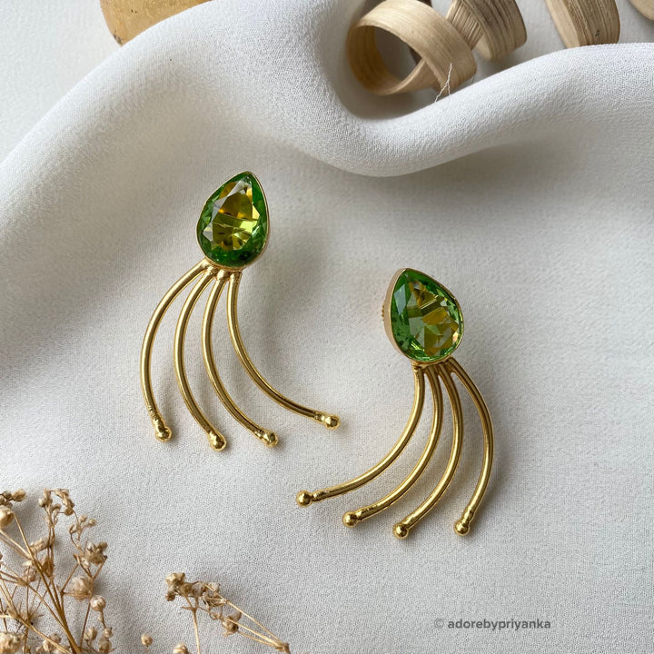 Golden Curviya Earrings