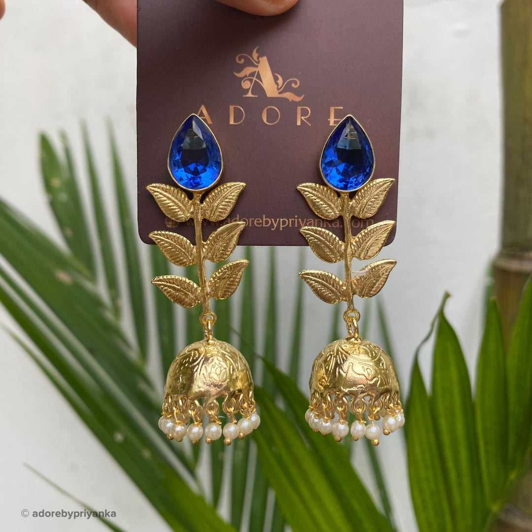 3 layer leaf Jhumka