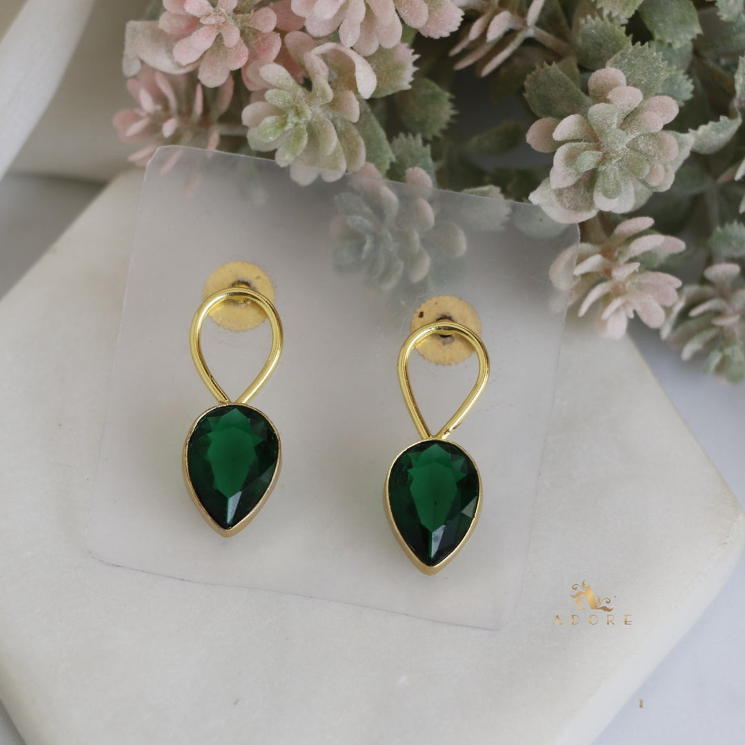 Glossy Adorn Earring (Colour Option)