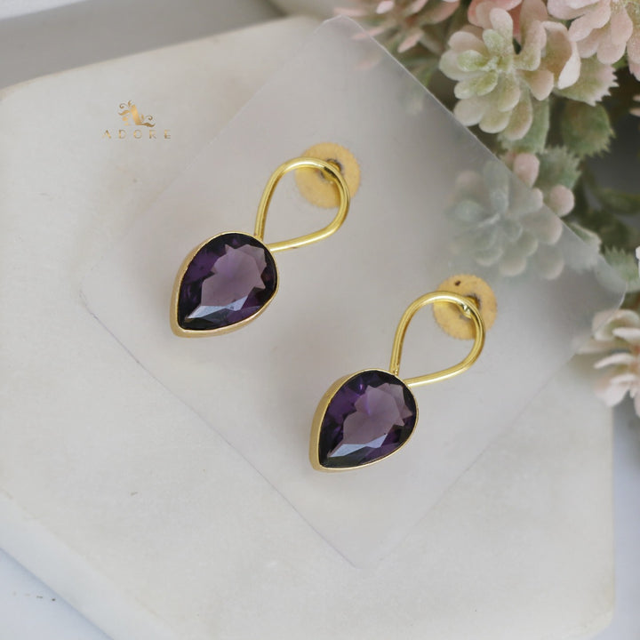 Glossy Adorn Earring (Colour Option)