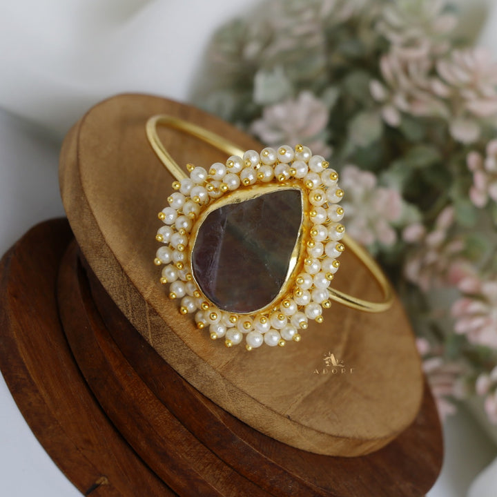 One Stone Raw Stone Bangle (Colour Options)