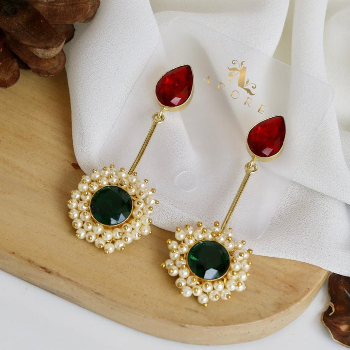 Aabheri Stem Glossy With Pearl Earring