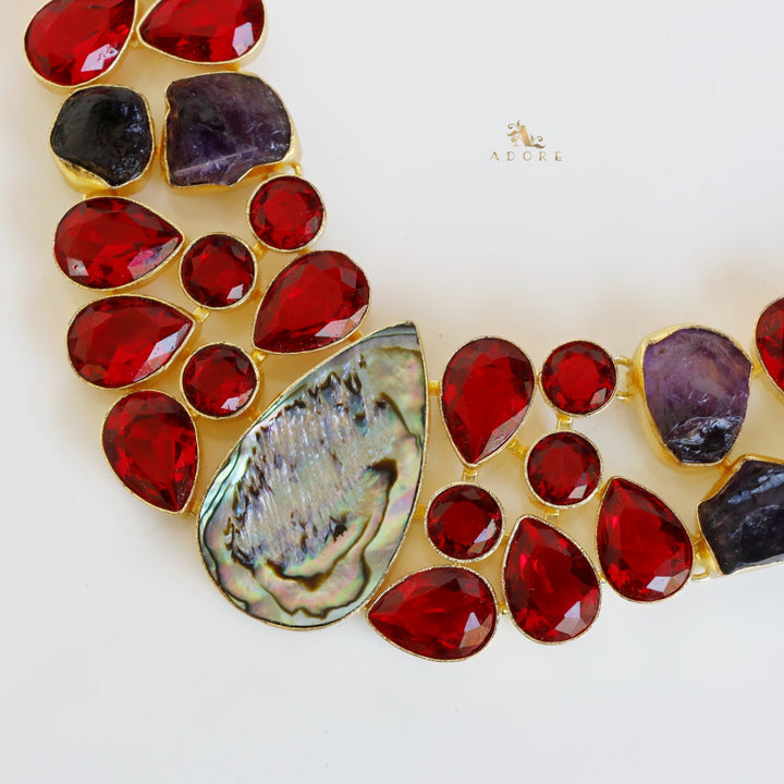 Surabhi Abalone Neckpiece