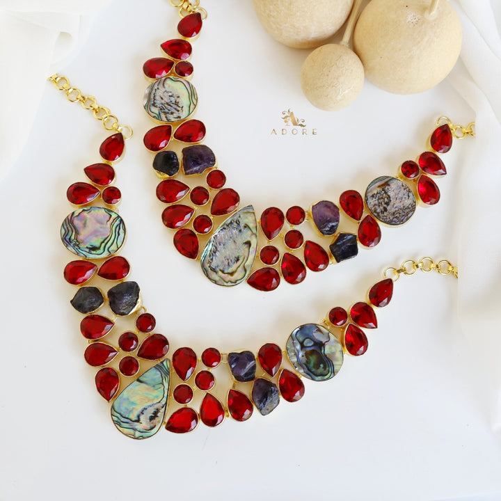 Surabhi Abalone Neckpiece