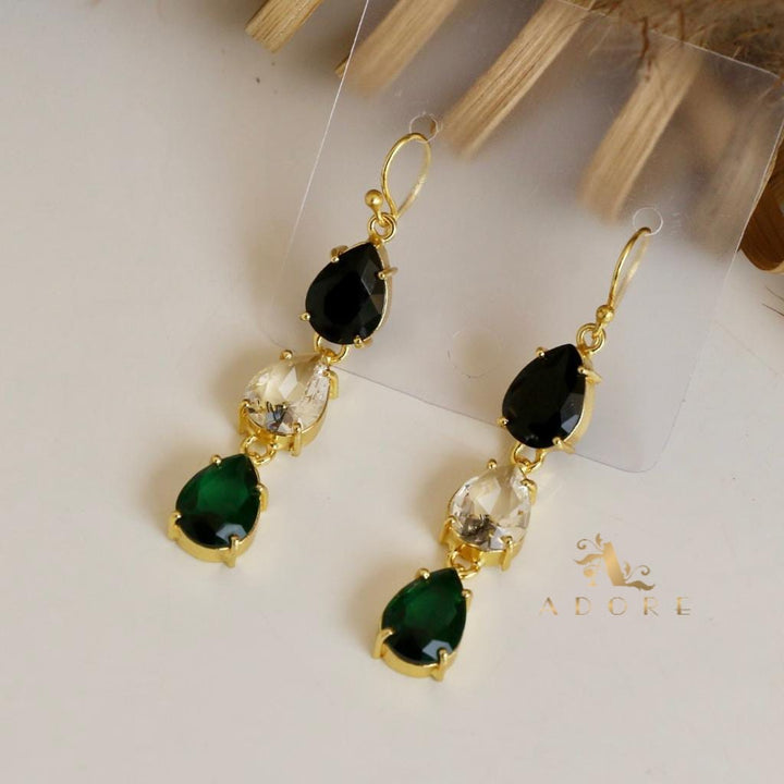 Multicolour Hiromi Rain Drop Earring