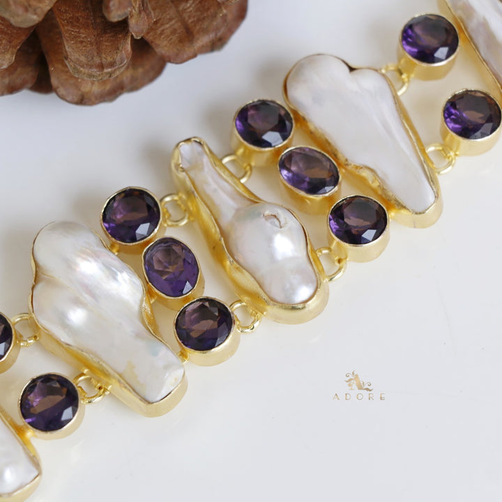 Baroque Pearl Skydive Choker