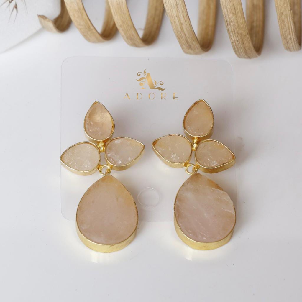 Golden Ariani Raw Stone Earring