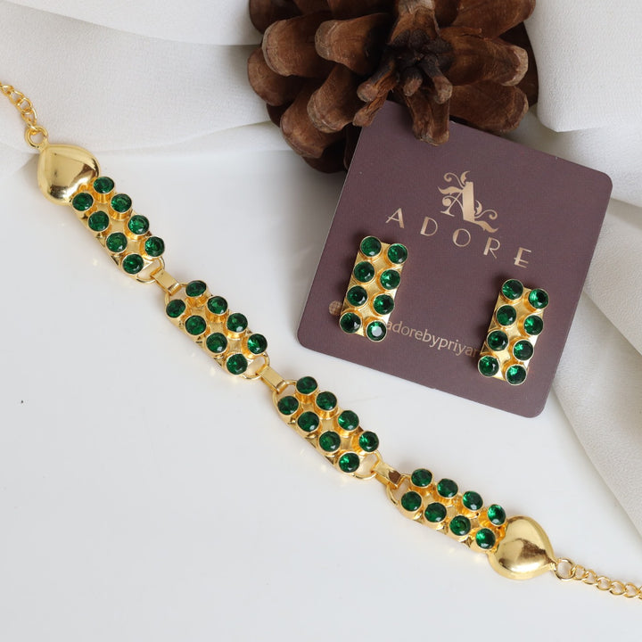 Carmel Choker With Earring