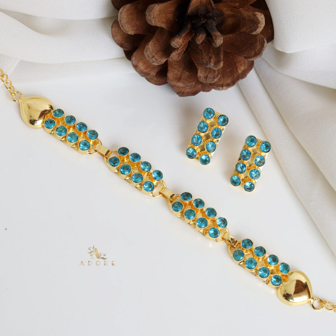 Carmel Choker With Earring