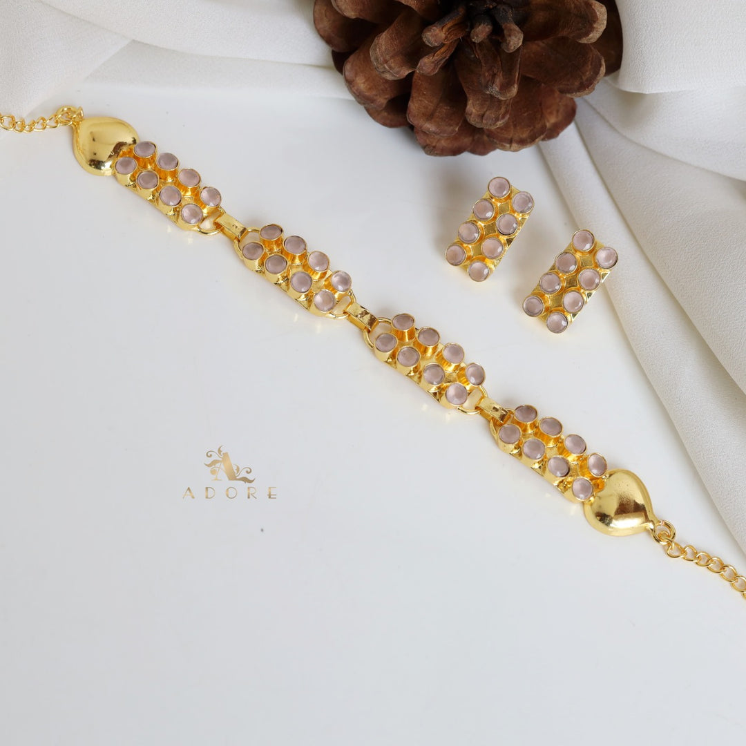 Carmel Choker With Earring