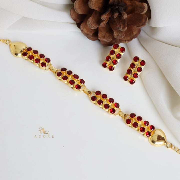 Carmel Choker With Earring