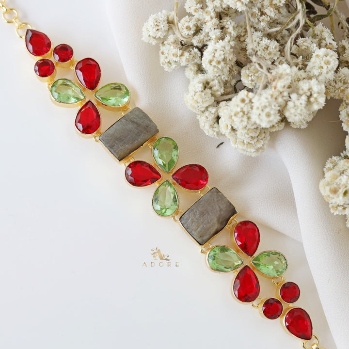 Jemelya Glossy Flower Choker