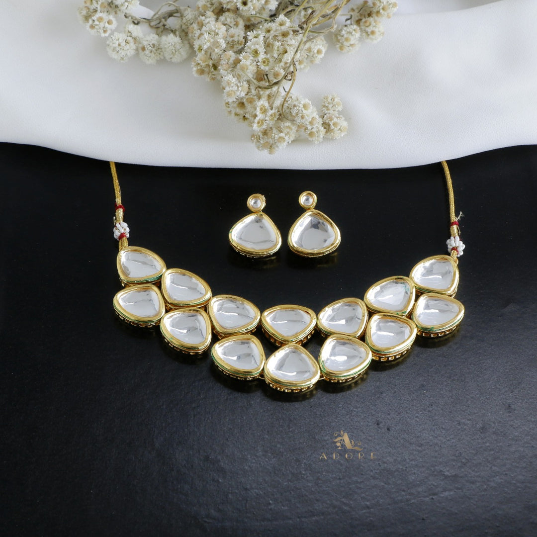 Hitasha Kundan Neckpiece With Earring