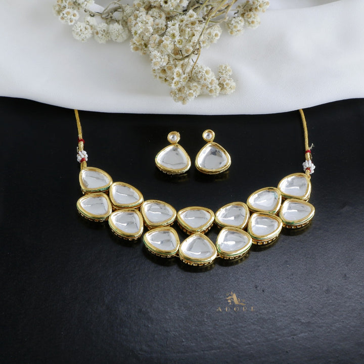 Hitasha Kundan Neckpiece With Earring