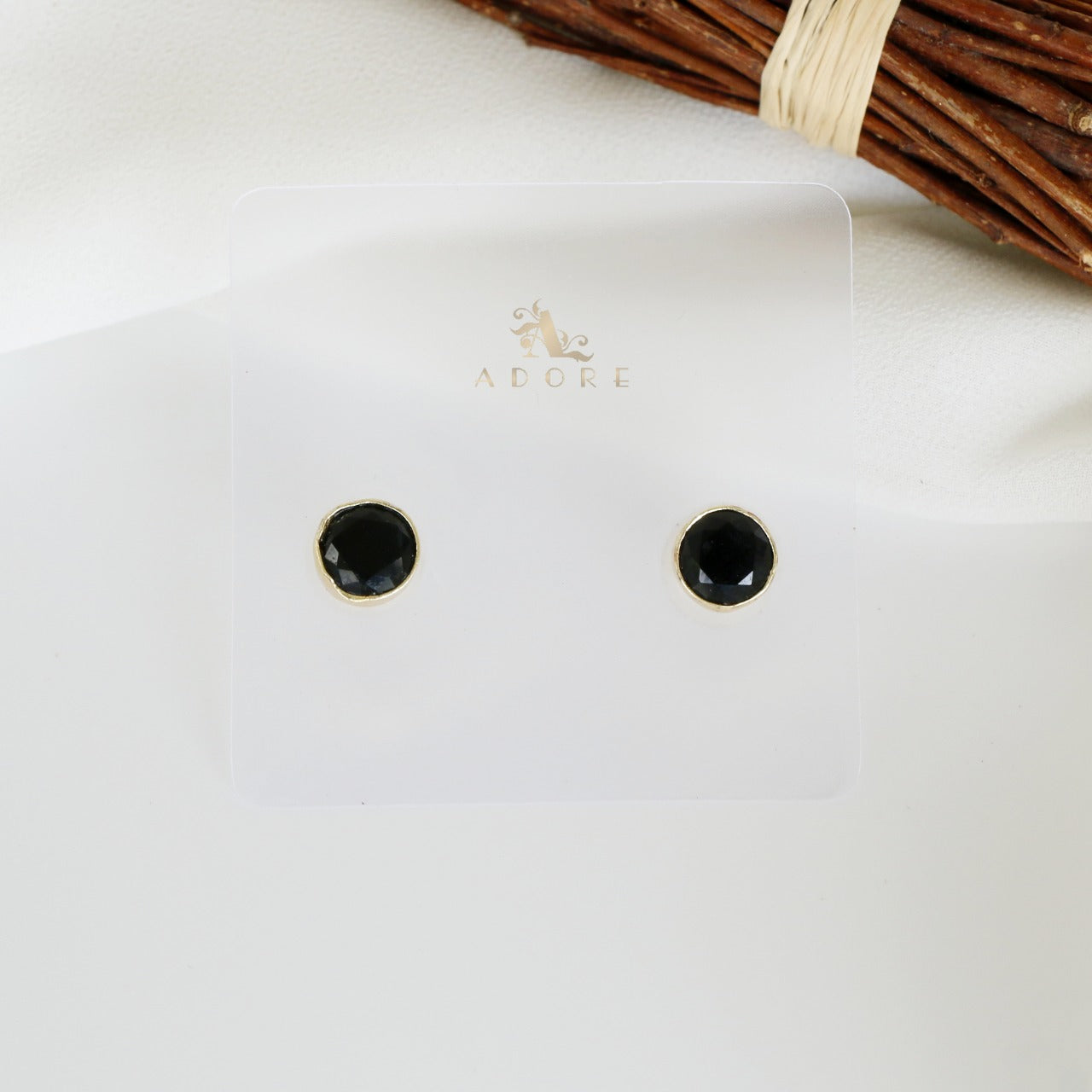 Glossy Round Stud (Colour Option)