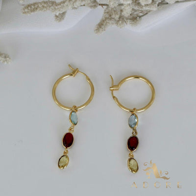 Hrituparna Golden Circle Earring